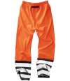 RS508 R508X Result Recycled Heavy Duty Prism PU Safe and Dry Trousers Fluorescent Orange / Black colour image